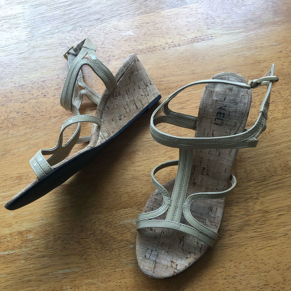 Vaneli Nude Wedges